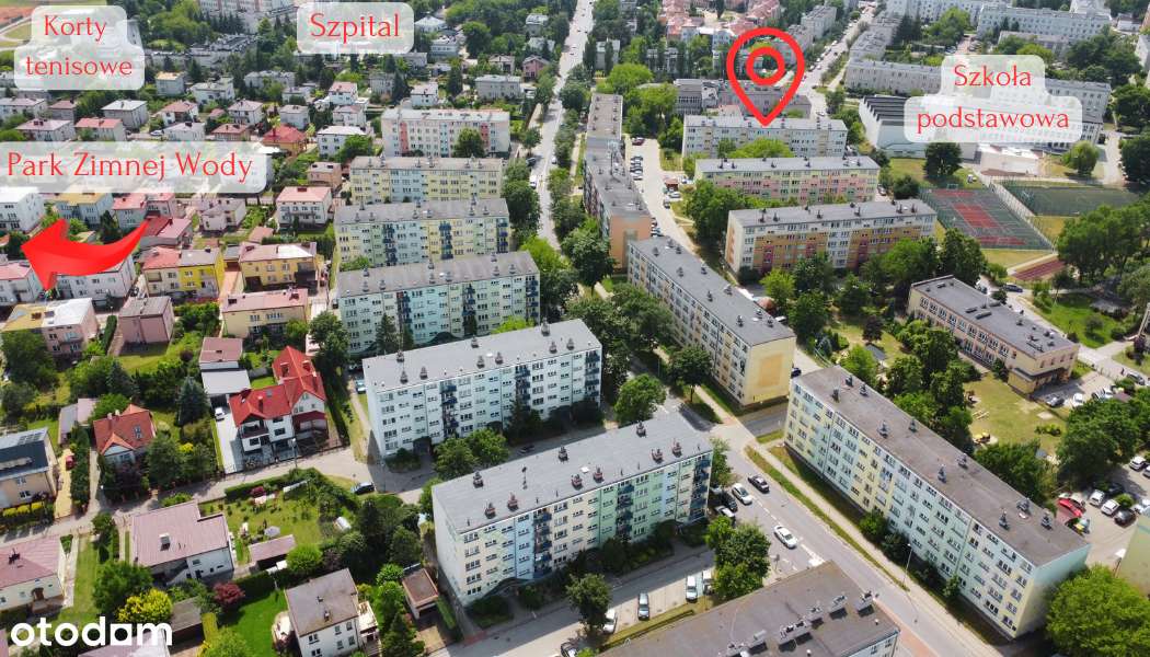 Mieszkanie, 3 pokoje, balkon, klimatyzacja, ul. Partyzantów 4-11