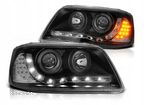 Reflektor Lampa kpl Diody Soczewka Clear Black VW Transporter T5 7h 2003- - 2