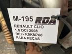 M195 Motor Para Peças Renault Clio 1.5 Dci De 2008 Ref- K9KM768 - 5