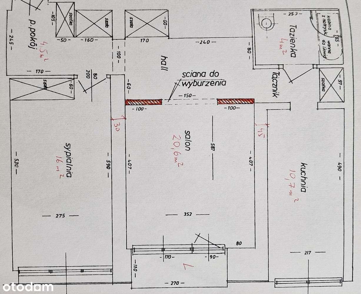 2 sąsiadujące mieszkania do połączenia-7