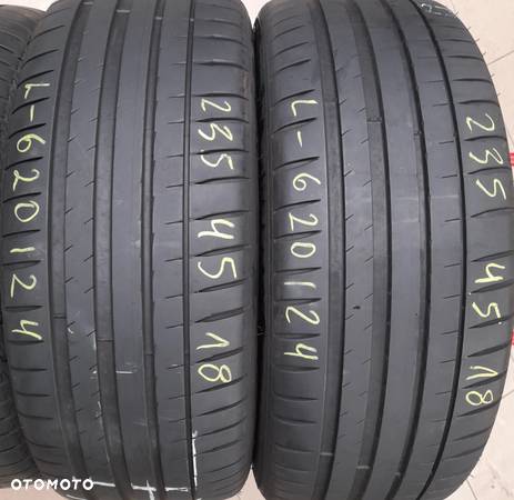 235/45r18 98Y (L620/24)003 2szt 5,5/6mm Pilot Sport 4 MICHELIN 2020r LETNIE - 1