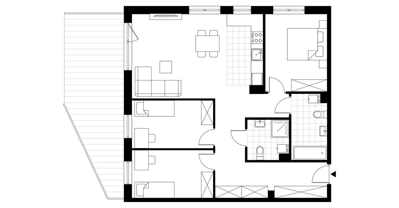 Apartamenty Balonowa  | mieszkanie 4-pok. | 9 - Pełny obrazek: 3/8