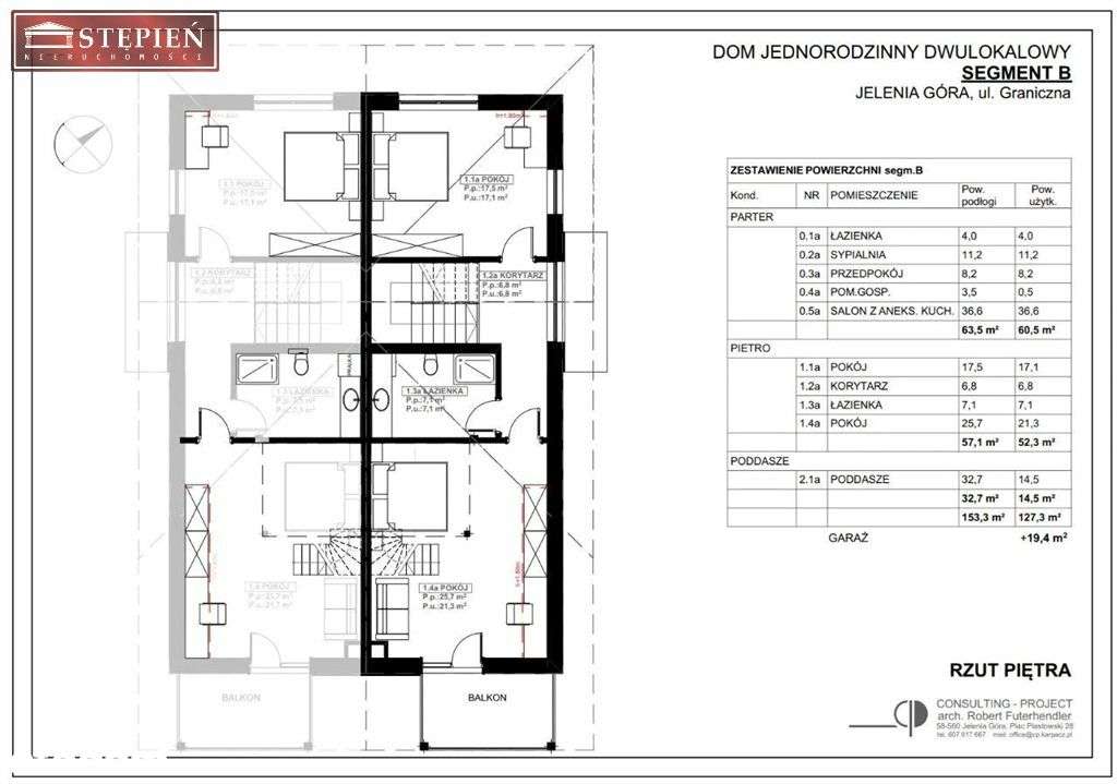 Bliźniak ul. Graniczna, Cieplice z garażem! - Pełny obrazek: 4/16