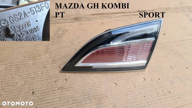 Mazda 6 GH LIFT lampy tył tylne lampa led Kombi DYNAMIC SPORT - 13