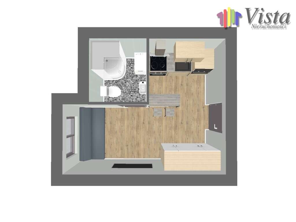 Okazja - kawalerka do kapitalnego remontu-8