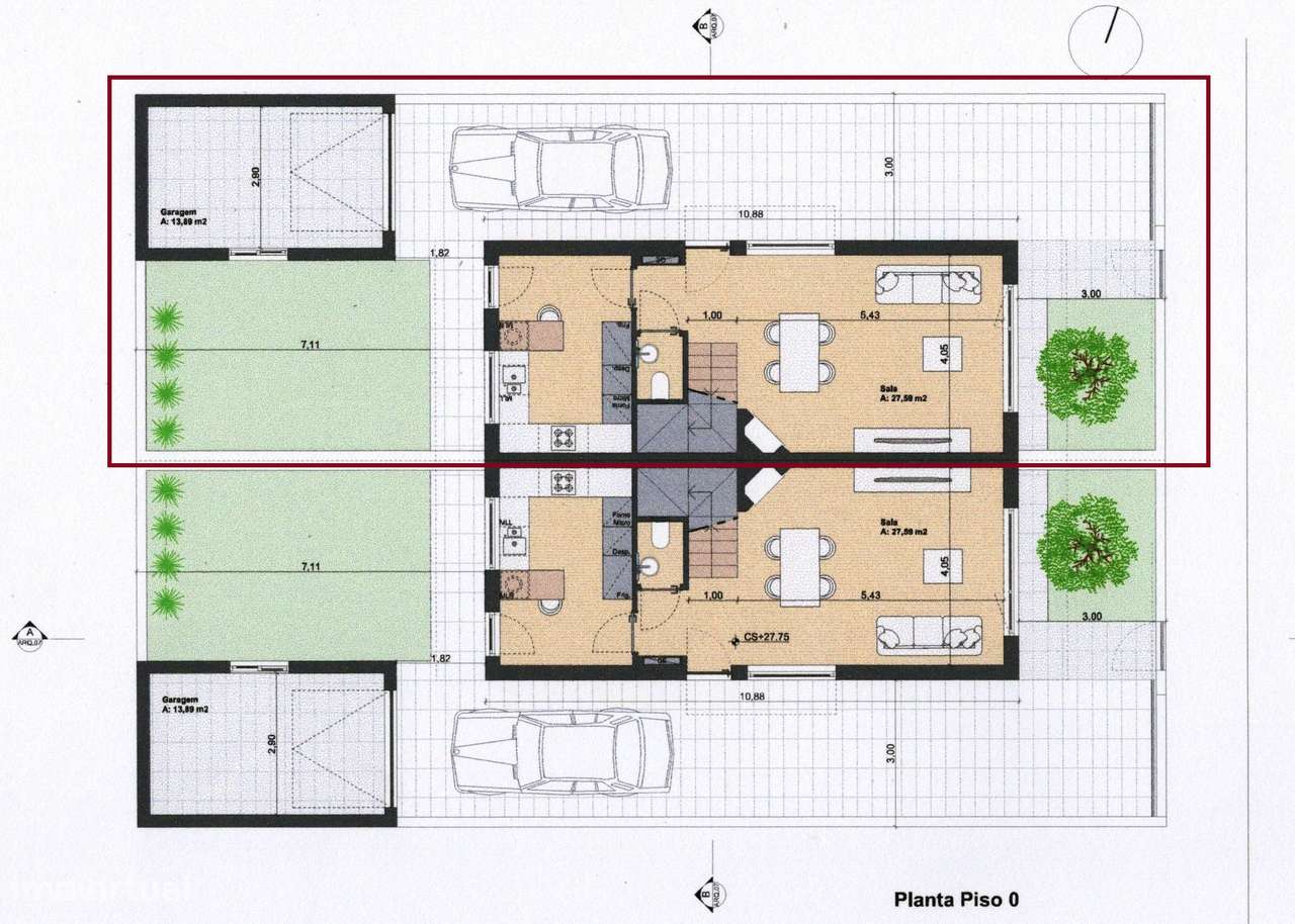 MORADIA T3 GEMINADA COM GARAGEM E TERRAÇO SUPERIOR NA QUINTA DO CONDE-21