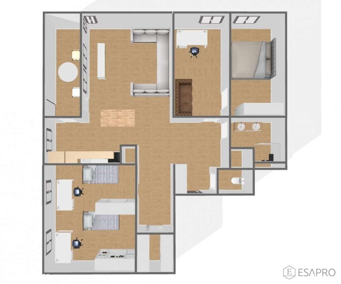 102 m2 na jednym poziomie, Miejsce garażowe, Zamknięte osiedle-19