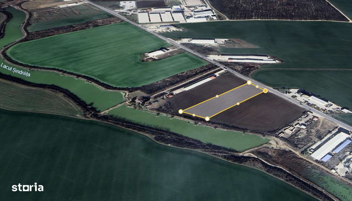 De vanzare | Teren 15.000 mp | Deschidere 58mp | Afumati | Sindrilita - Imagine principală: 1/2