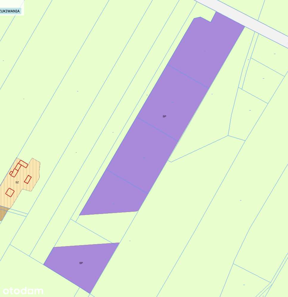 Działka inwestycyjna przy drodze wojewódzkiej FV 23%-3