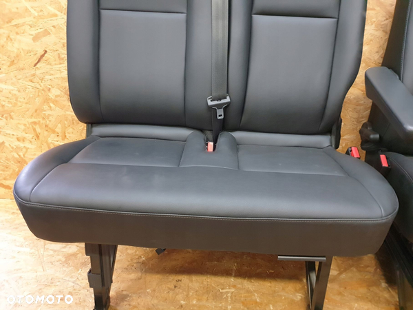 RENAULT MASTER III LIFT FOTELE FOTEL KIEROWCY PASAŻERA ŁAWKA KOMPLET SKÓRA - 6