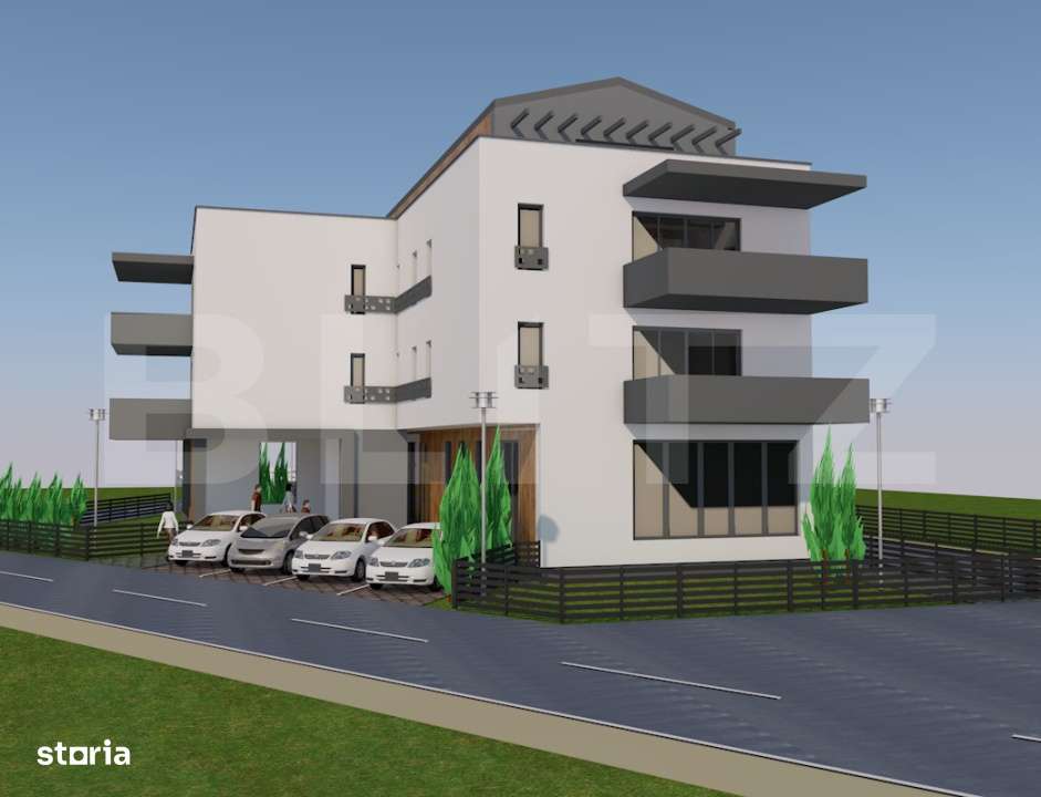 Apartamente premium cu 3 camere in cartier rezidential inchis – Sang - Imagine principală: 3/19