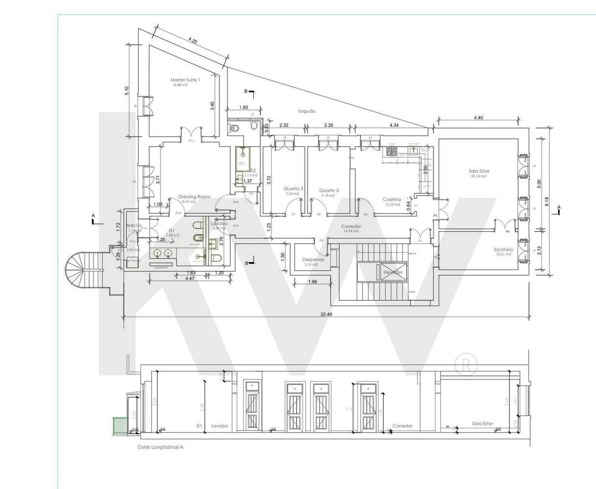 Apartamento T3 com garagem - Renovado - Alcântara-31
