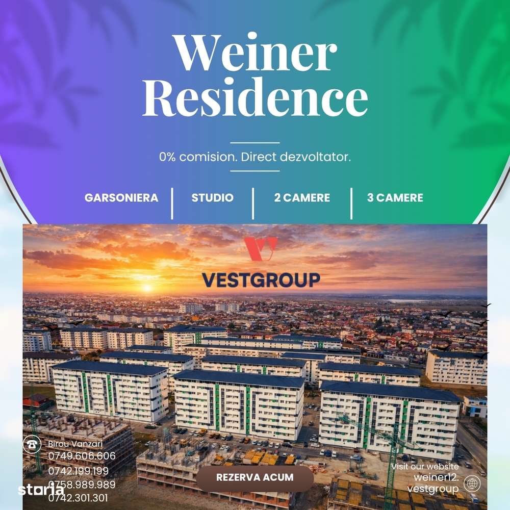FINALIZAT Apartament 2 camere Weiner Direct Dezvotator Militari