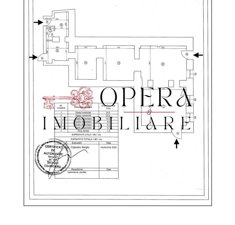 Spatiu comercial, de vanzare, 100 m.p., zona Ultracentrala - Imagine principală: 1/1