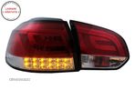 Stopuri Full LED VW Golf 6 VI (2008-2013) Rosu Clar- livrare gratuita - 9