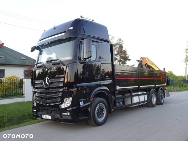 Mercedes-Benz Actros 2542 MP4 EURO 6 HDS Palfinger PK 18002 sprowadzony z Niemiec stan idealny zestaw z przyczepa Krone - 2