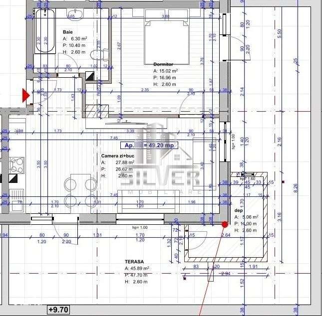 Apartament FINISAT/terasa de 46 mp+boxa 5mp/ zona Terra. - Imagine principală: 4/11