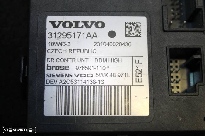 Motor Elevador Vidro Volvo C30 - 4