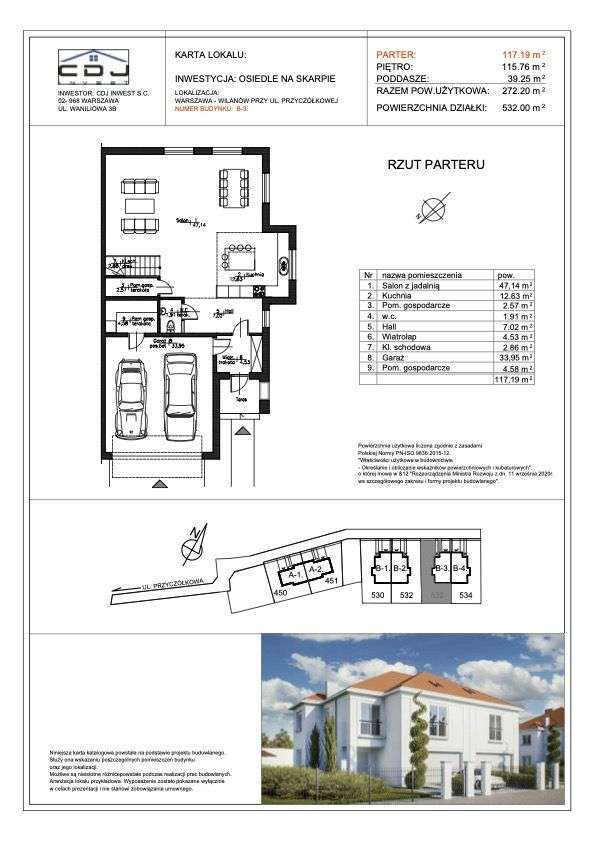 Nowa inwestycja domów jednorodzinnych w Powsinie - Pełny obrazek: 4/7