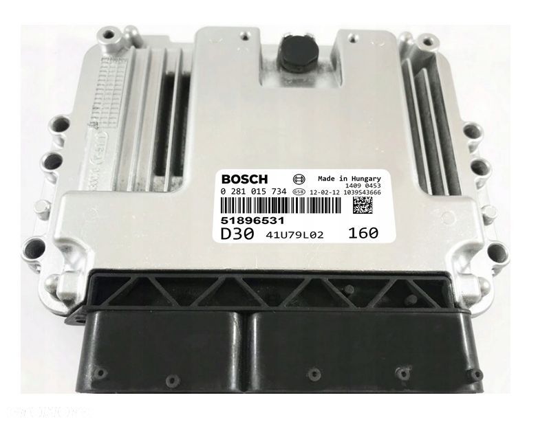 KOMPUTER ECU FIAT 0281015734 51896531 VIRGIN PLUG&PLAY - 1