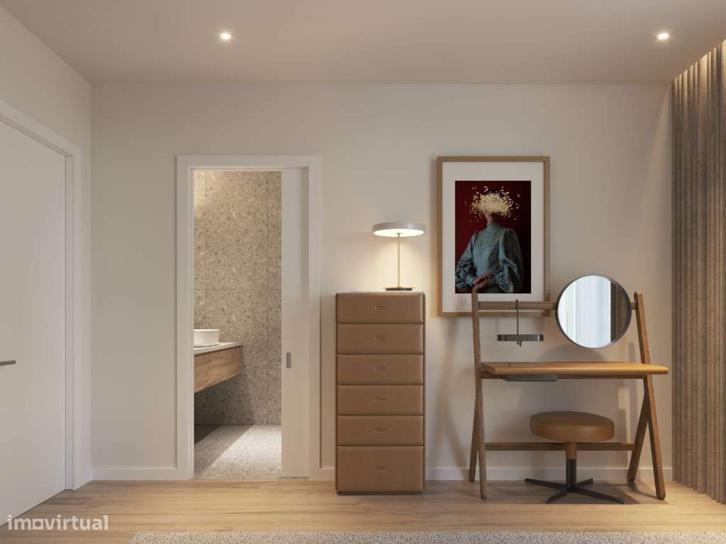 Moradia V3 Geminada com terraço e jardim, a 900 metros do mar-33