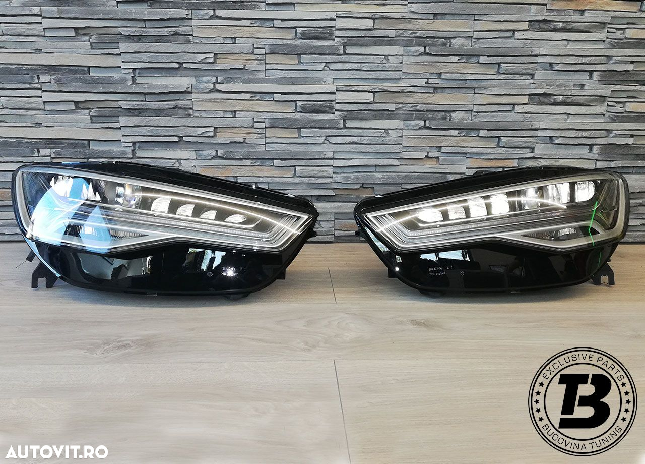 Faruri LED compatibile cu Audi A6 4G Matrix Design - 2