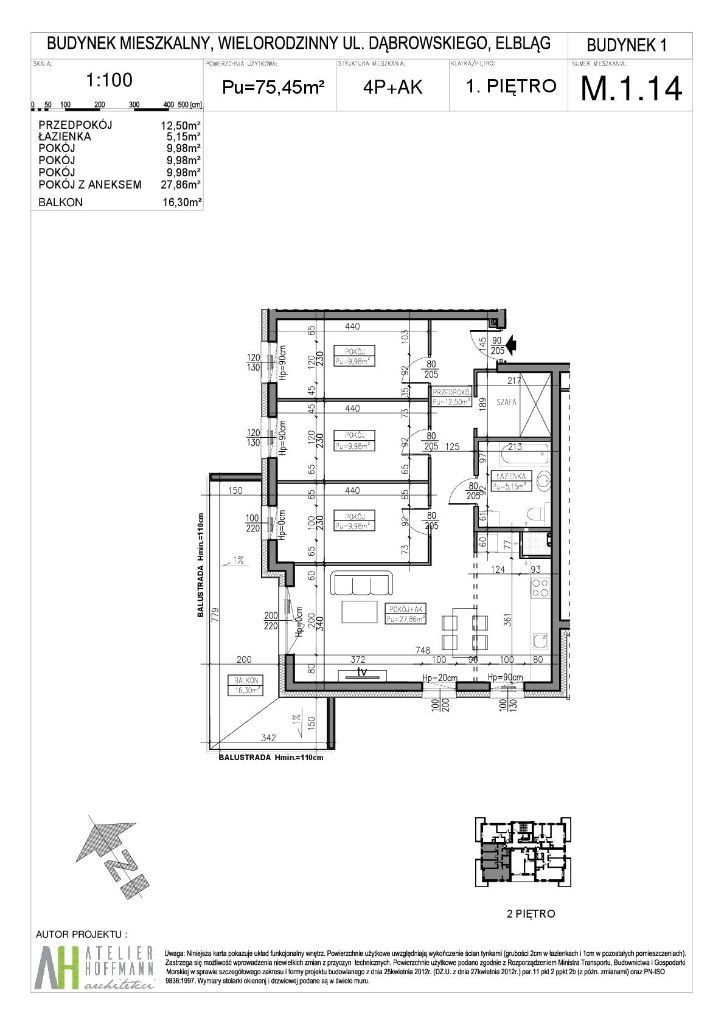 M.1.14 - nowe mieszkanie na zielonym osiedlu