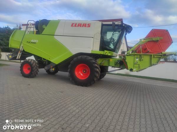 Claas TUCANO 420 + C490 + STÓŁ ROLMAKO + WÓZEK - 2