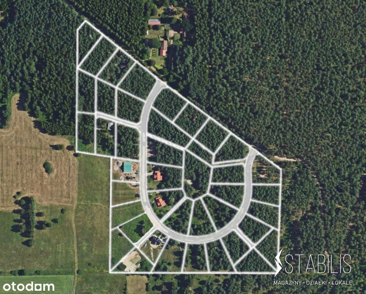 Malownicze osiedle na skraju lasu / Działki z Mpzp-7