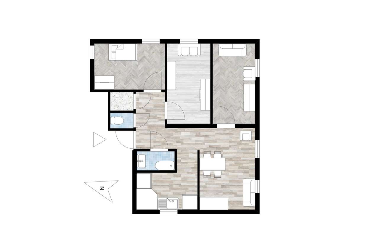 Wyjątkowe 4pok z osobną kuchnią. Garaż, duża działka.-19