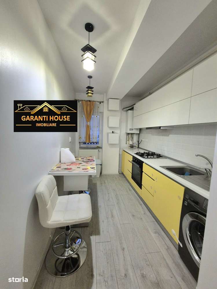 Zona Granicerilor, apartament cu 2 camere, mobilat, parcare, 350€/Luna - Imagine principală: 3/8