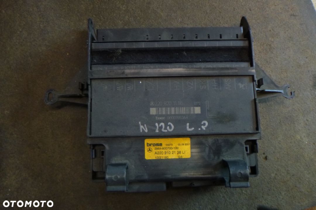 mercedes w220 sterownik modul fotela lewy 2208201185 - 1