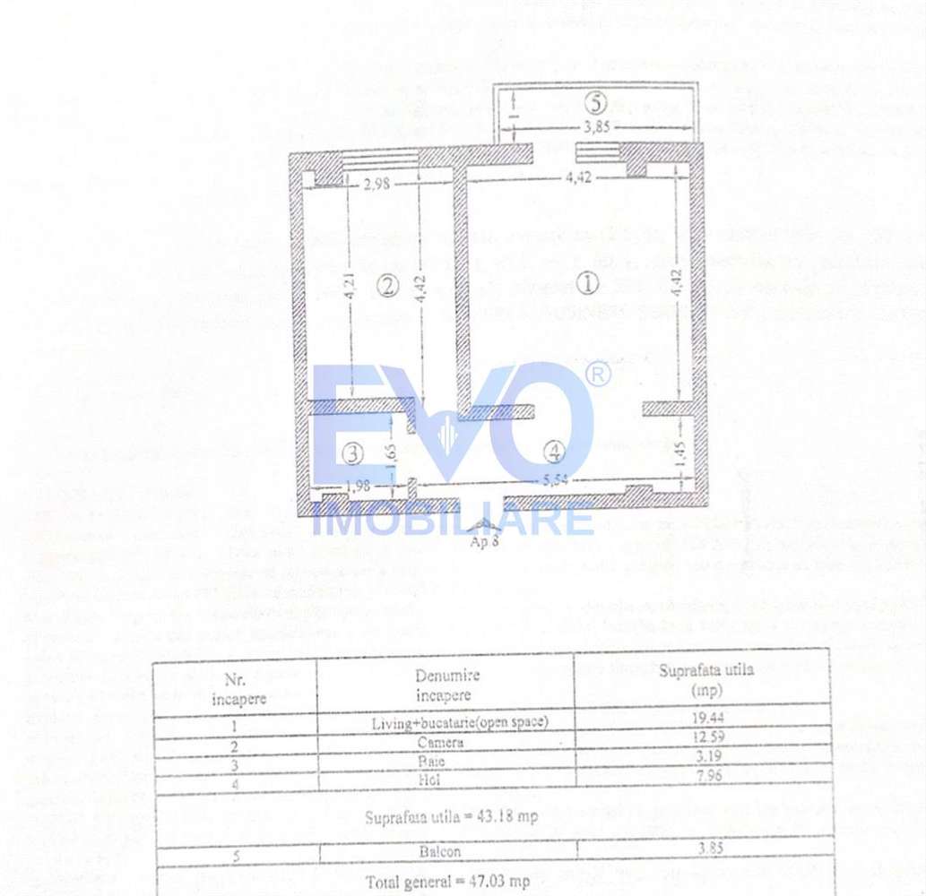 Apartament de vanzare, 2 camere, etajul 1, bloc nou, loc de parcare, C-4