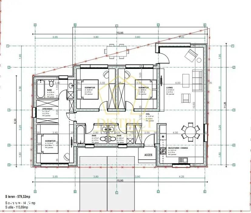 COMISION 0% Teren 580mp cu autorizatie duplex/individuala | Covaci