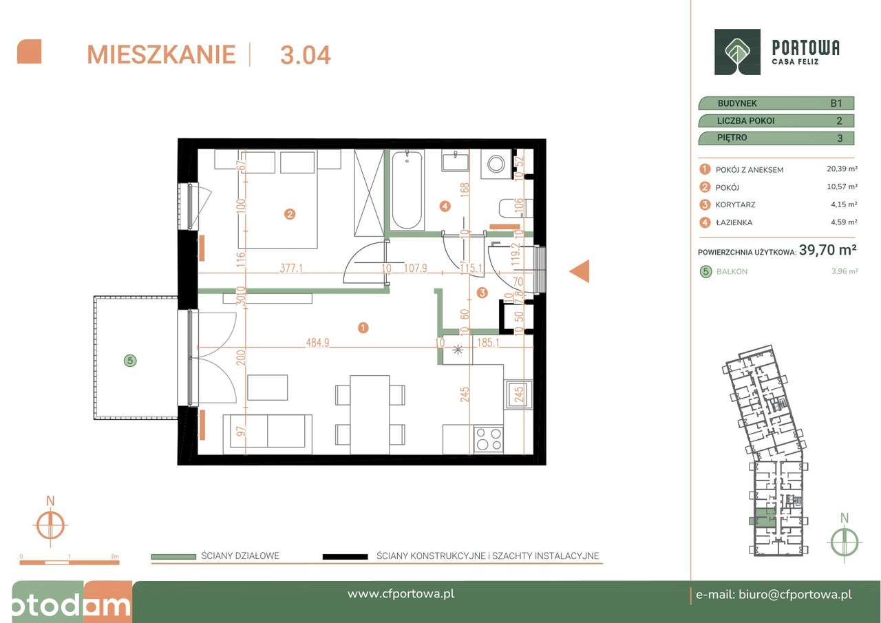 Nowoczesne mieszkanie z balkonem i garażem-1
