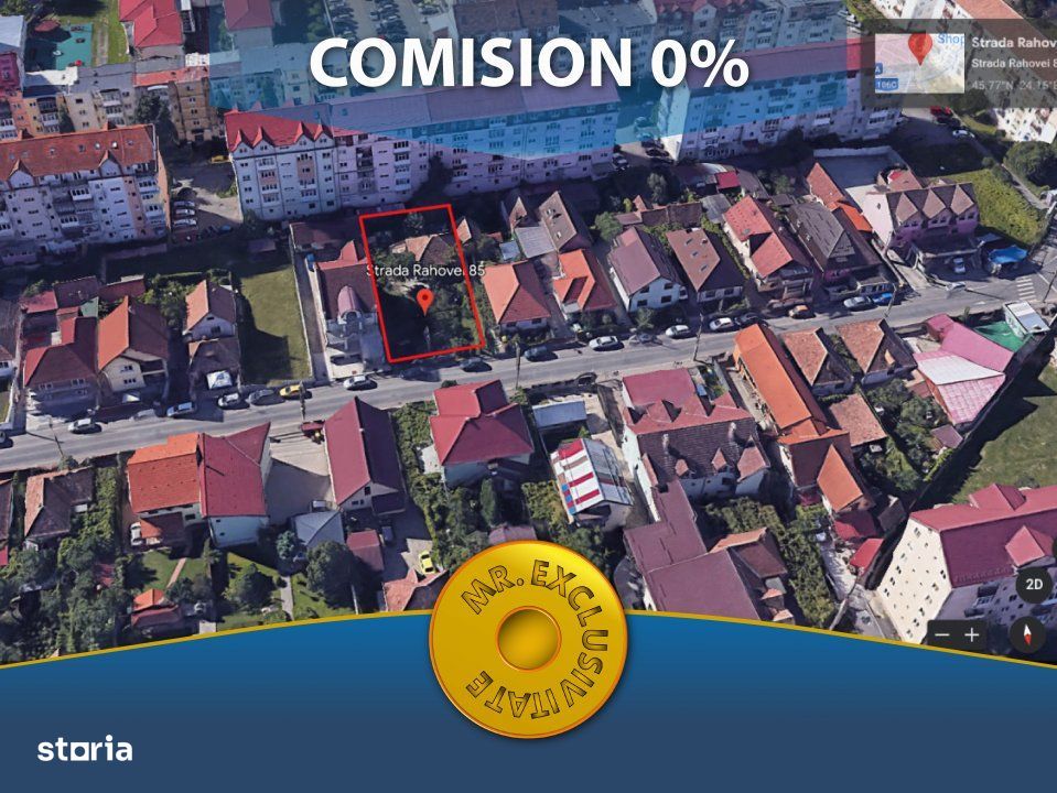 COMISION 0% - Teren intravilan constructii Sibiu, Strada Rahovei