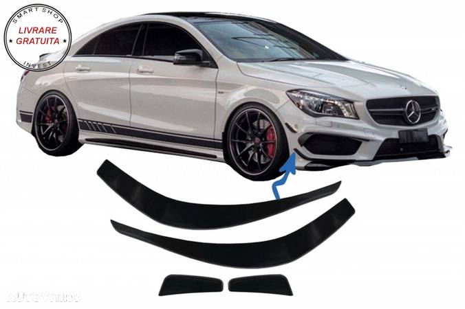 Prelungiri Bara Fata Extensii Bara Spate Mercedes CLA W117 C117 X117 (2013-2016) C- livrare gratuita - 10