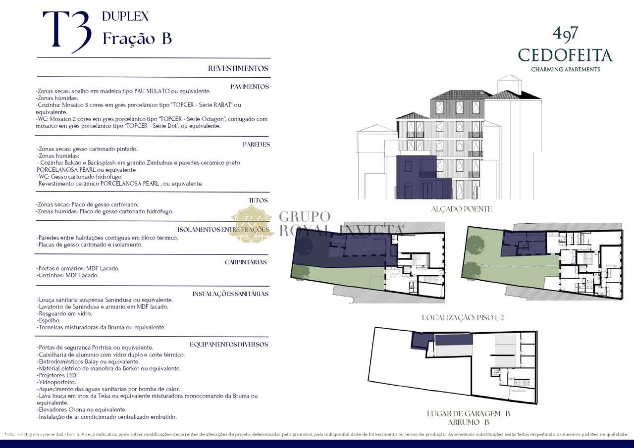 Apartamentos T3 Duplex - Exclusividade e Sofisticação no Centro do Por-7
