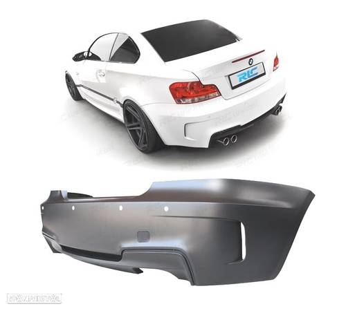 PARA-CHOQUES TRASEIRO PARA BMW E82 E88 LOOK M1 PDC 07-13 - 1