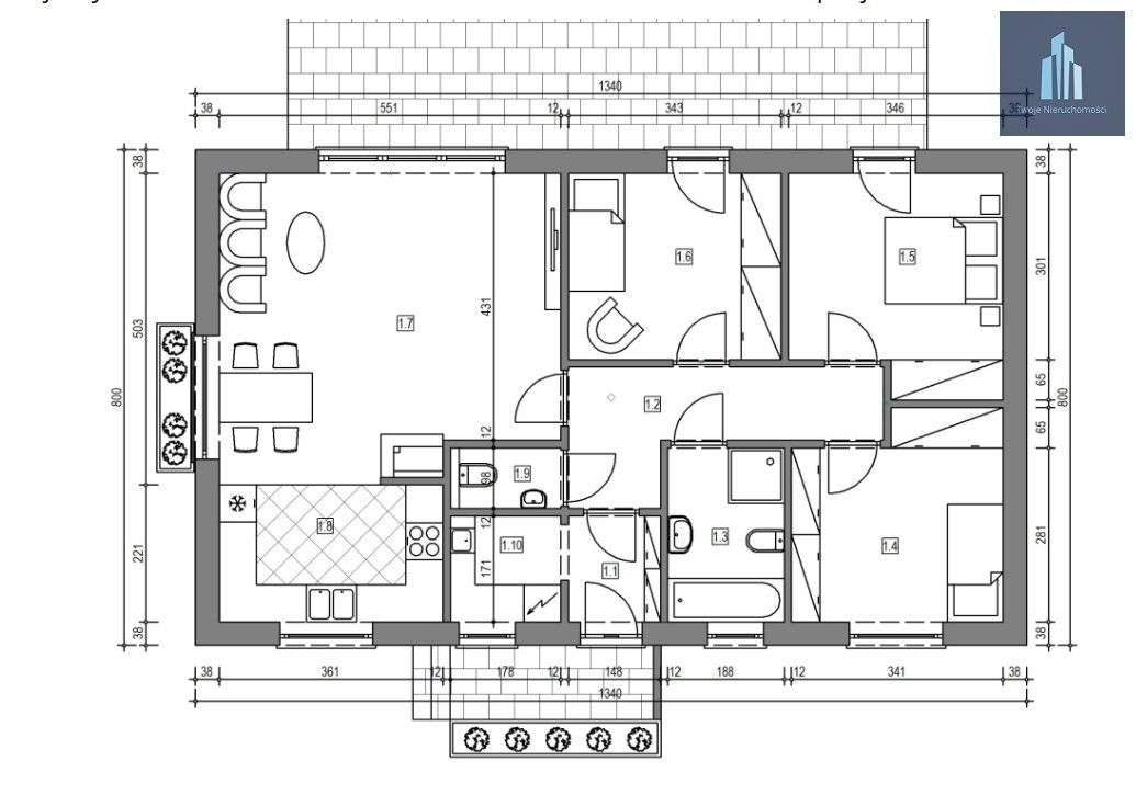 Dom Na Sprzedaż - 0% Prowizji. - Pełny obrazek: 5/9