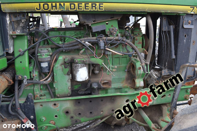 John Deere części używane 7600 7700 7800 silnik most skrzynia zwolnica piasta zębatka koło zębate oś - 2