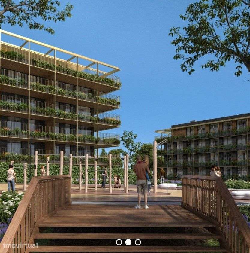 T3 Novo c/ Varanda Ampla e Lugar de Garagem na Afurada (Marina) - Grande imagem: 4/11