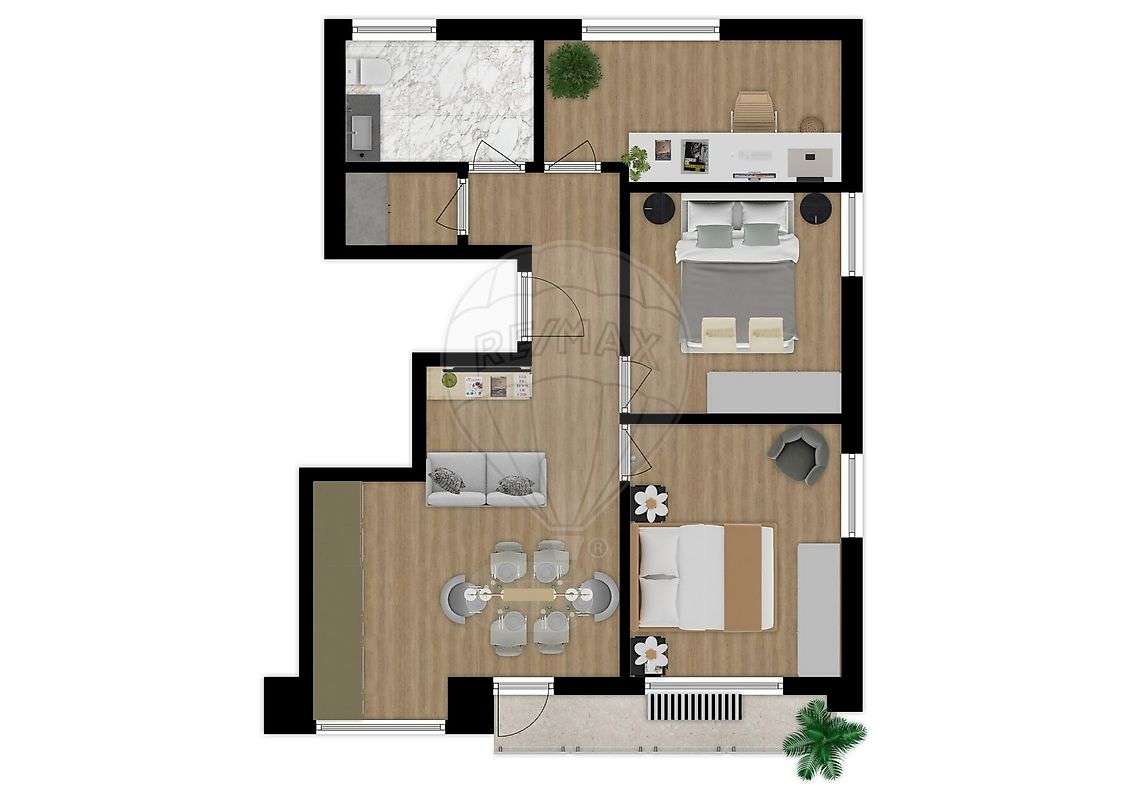 Apartamento T2 para venda - Grande imagem: 3/3