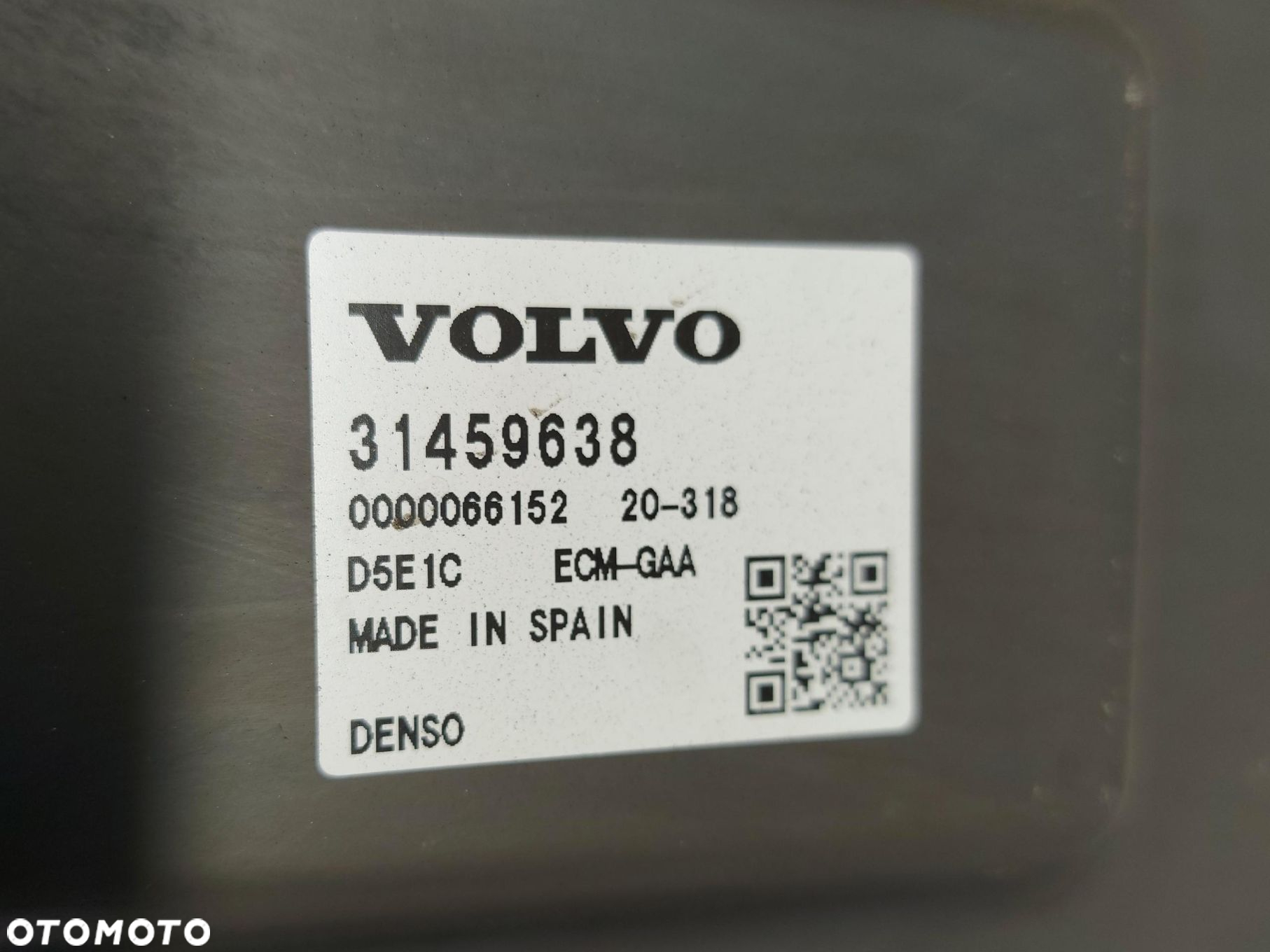 VOLVO XC40 B4 Komputer sterownik ECU 31459638 - 2