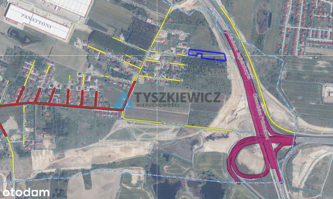 Działka usługowa produkcyjna lub pod magazyny - Pełny obrazek: 3/4