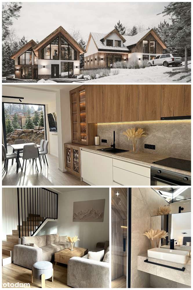 Nowoczesna inwestycja 3 domy Szklarska Poręba - PREMIUM prywatne sauny - Pełny obrazek: 4/20