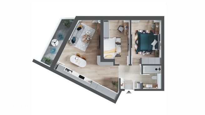 Apartament 3 Camere tip Monaco | GREEN Residence-5