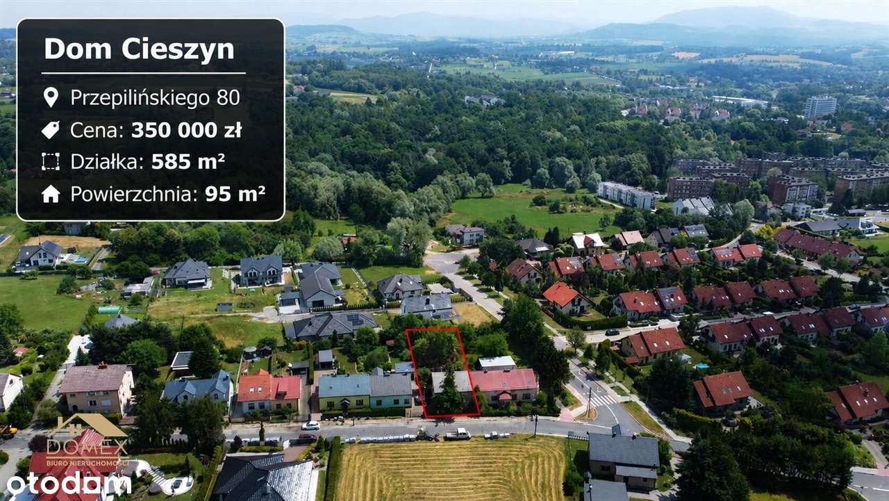 Dom do remontu | Cieszyn | Działka 585 m²