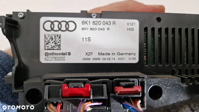 Audi A4 B8 lift sterownik klimatronik 8K1 820 043 R - 3