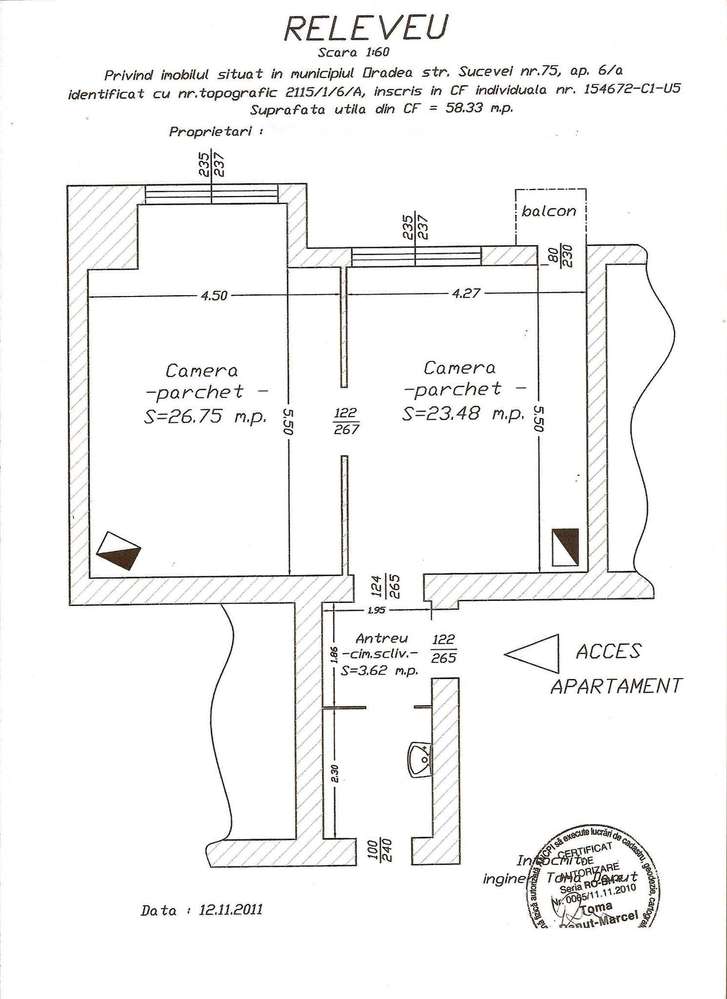 Apartament 2 camere, ultracentral-zona Parc Balcescu-Pret 127.900 euro-5